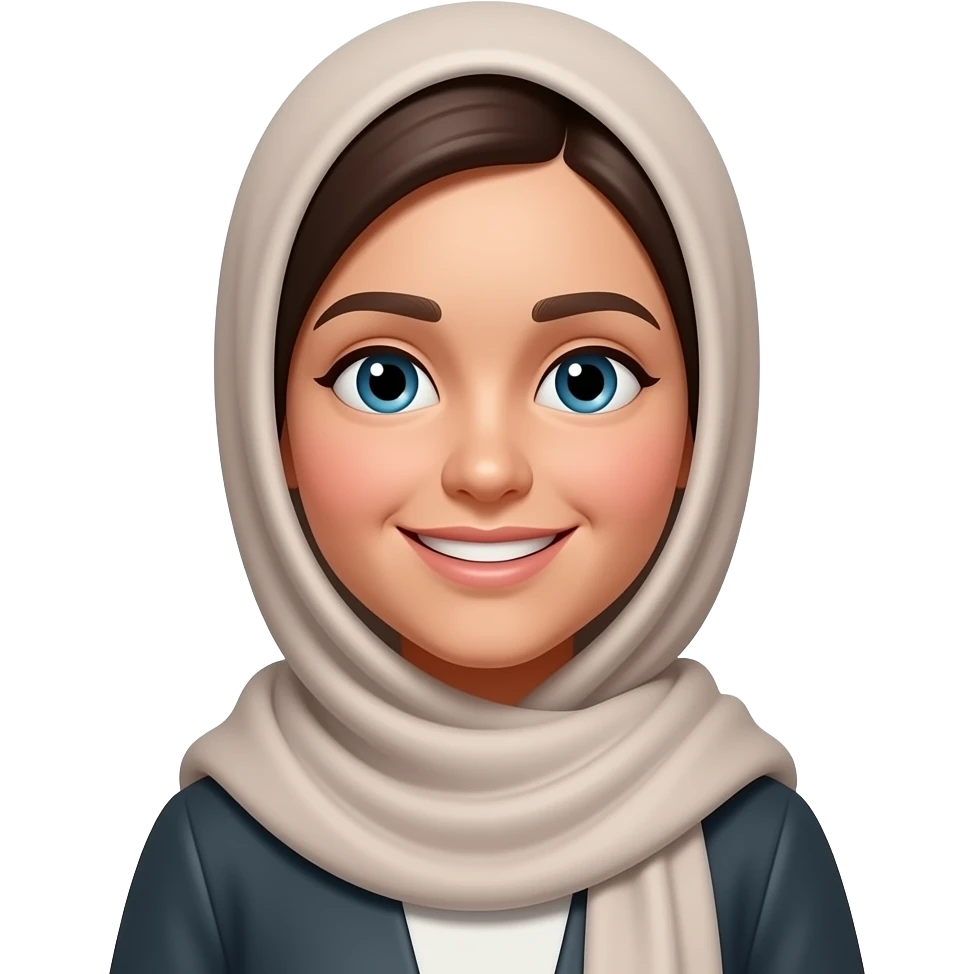 Remove the turban and make it a headscarf. Also make me smile emoji