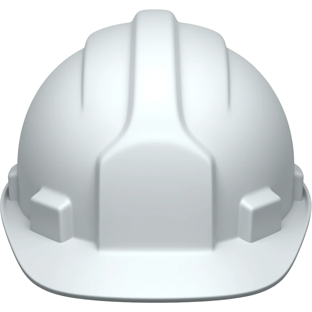 White hard hat emoji