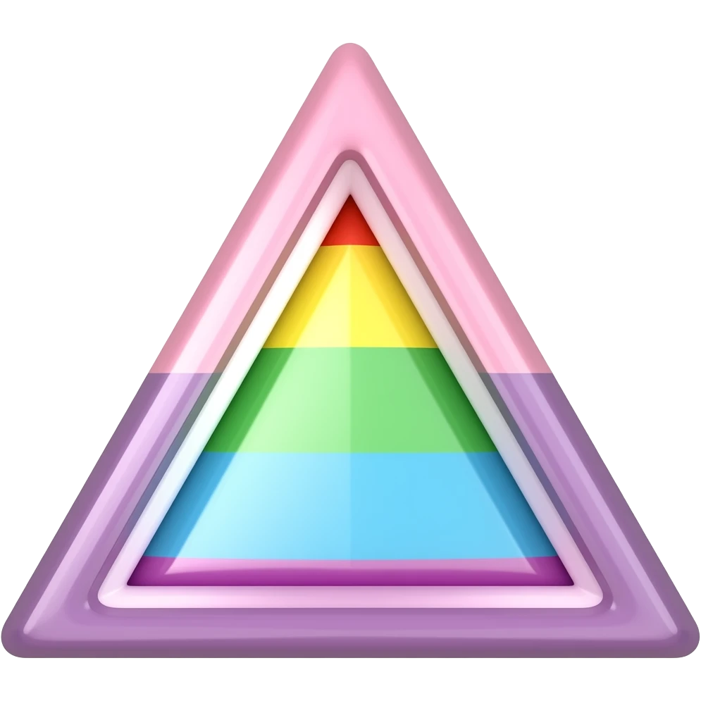 Gay pink triangle emoji