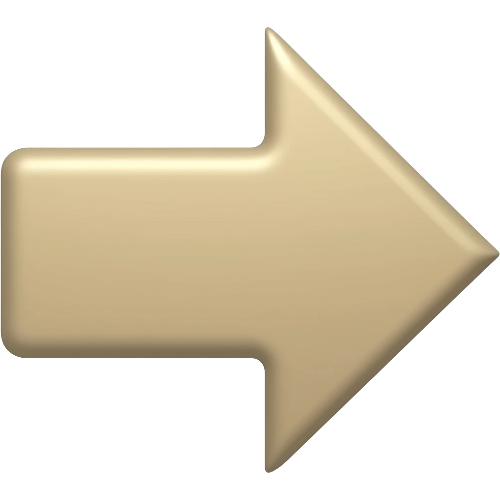 beige right arrow emoji