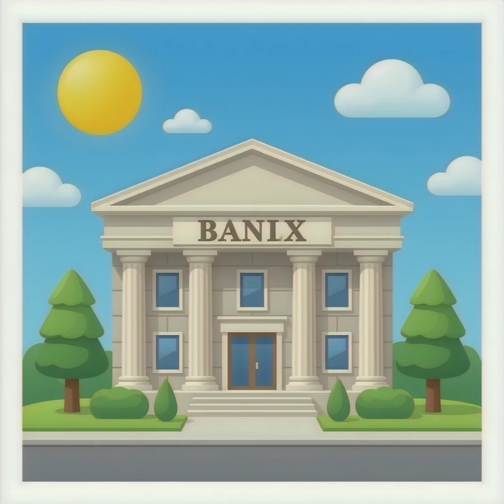 Здание банк emoji