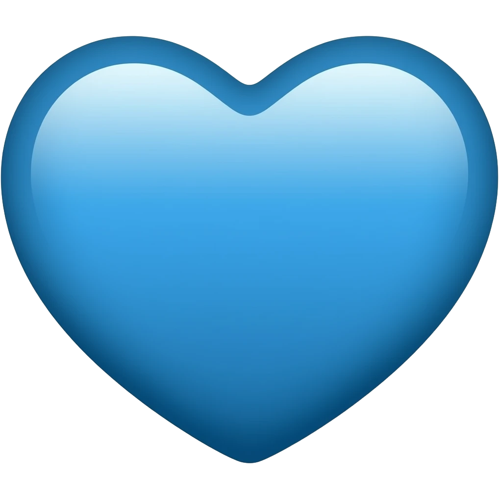 corazon azul emoji