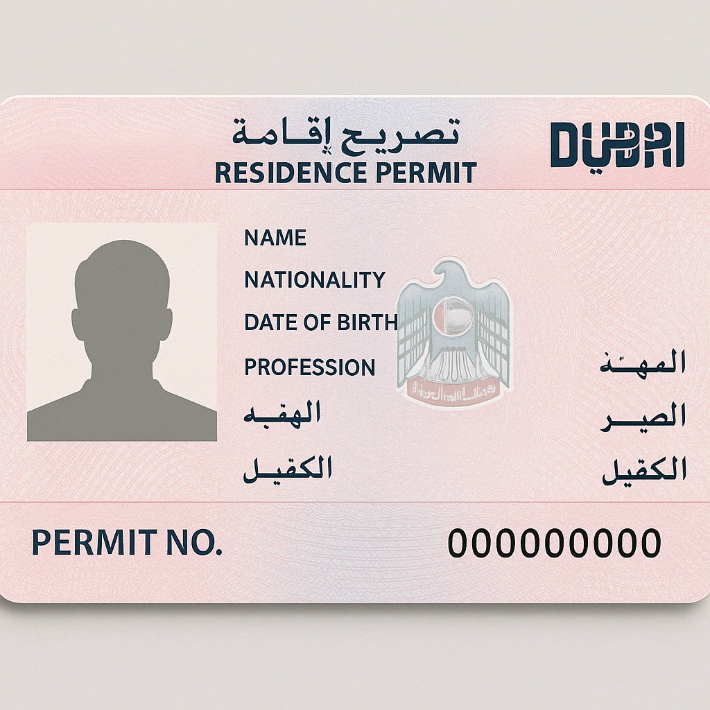 Dubai residence permit emoji