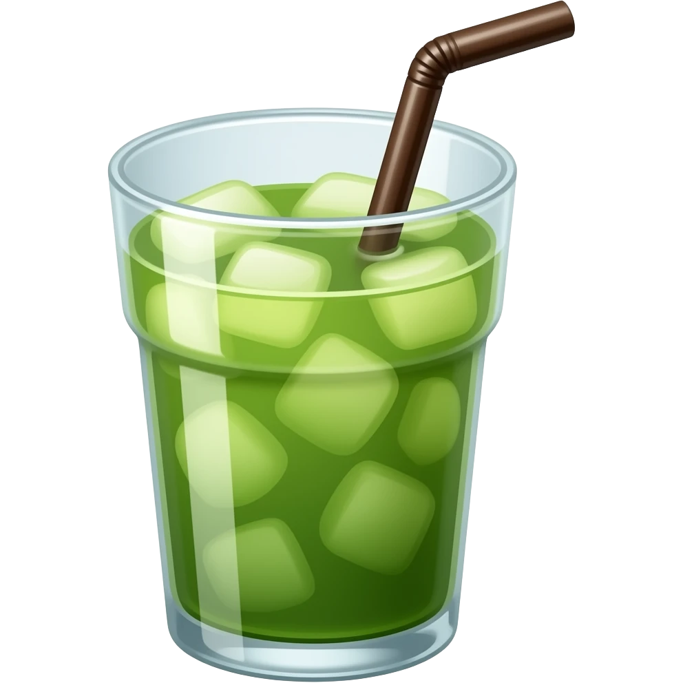 iced matcha emoji
