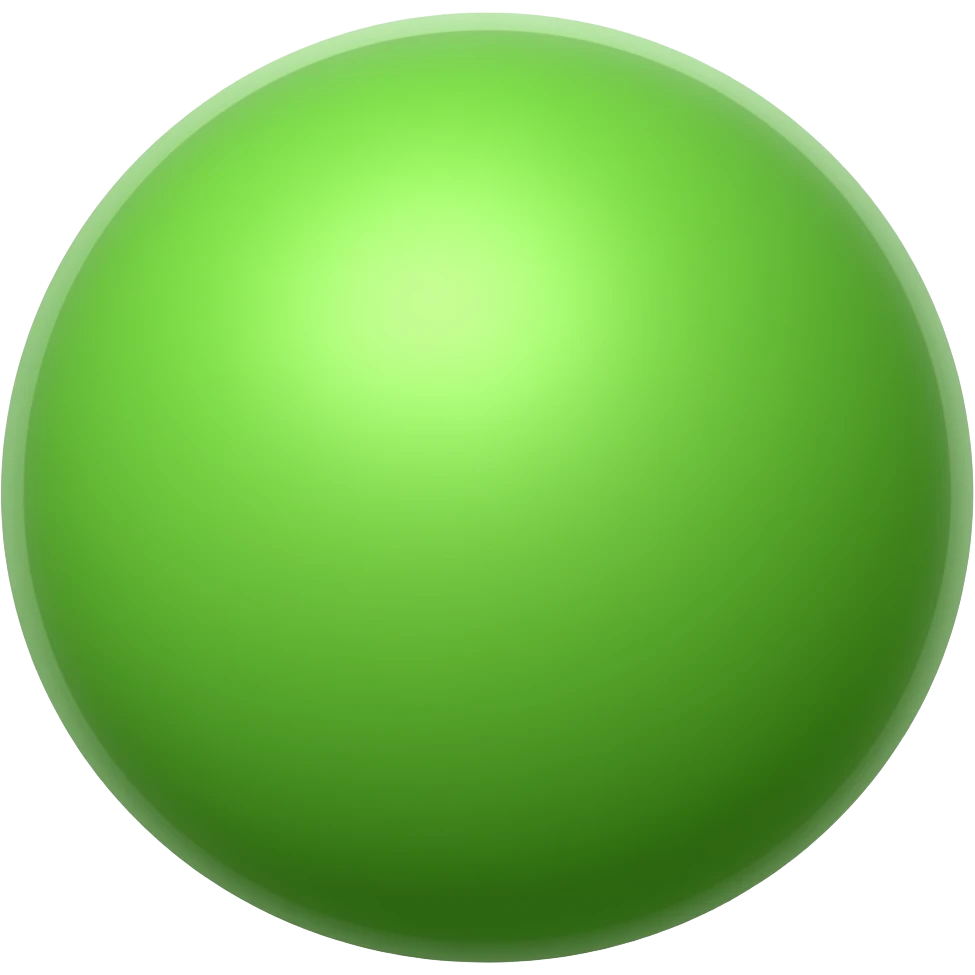 Big fat blob green emoji