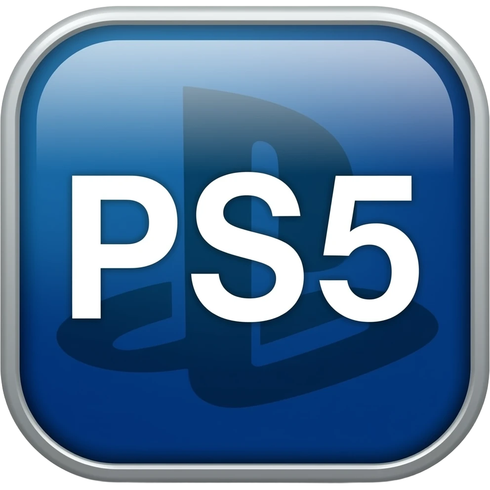 icone ps5  ecrit  ps5 galerie multimedia emoji