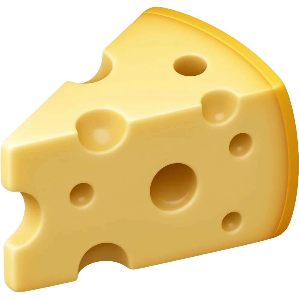 simply small piece of cheese emoji