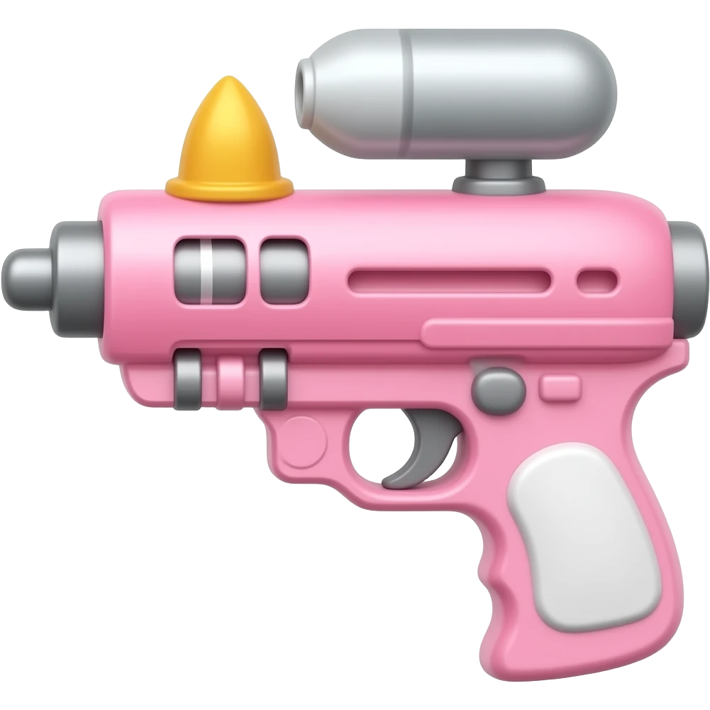 pink watergun emoji
