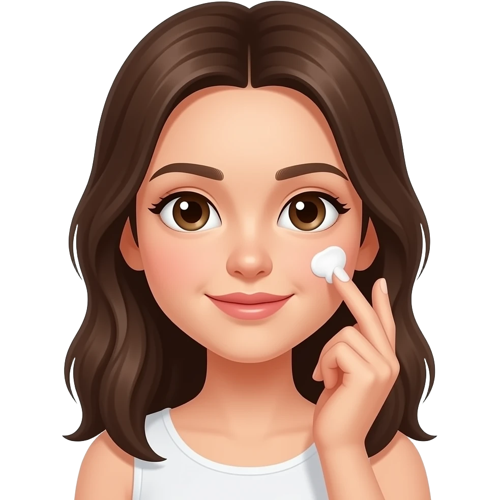 to apply (cream) by girl 👩🏻‍🦰 emoji