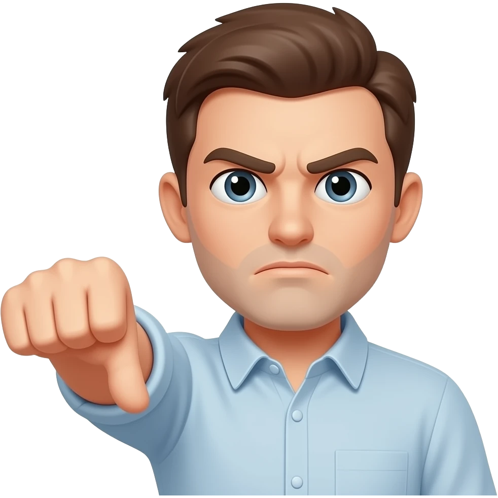 THUMBS DOWN  MAAD emoji