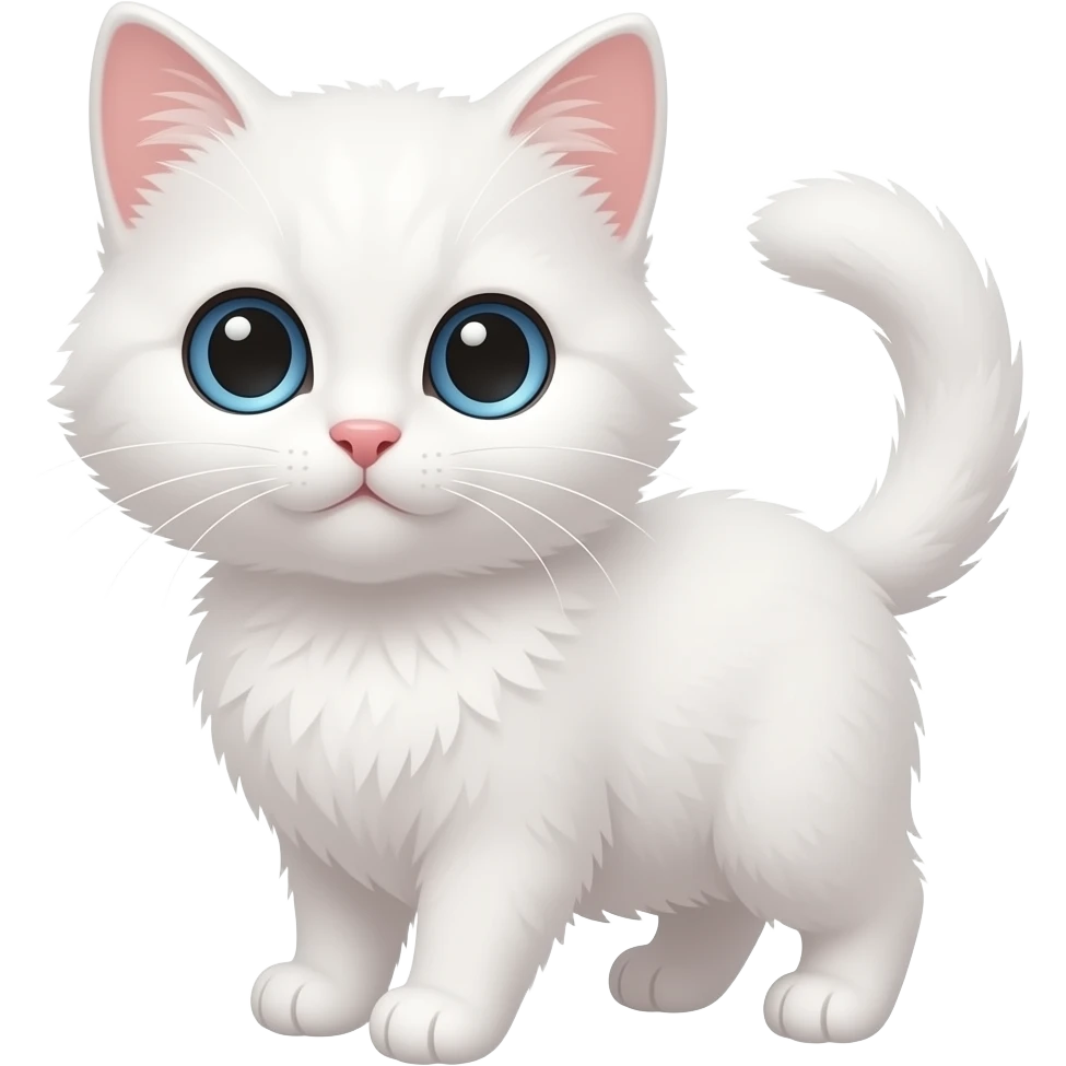 Baby cat White emoji