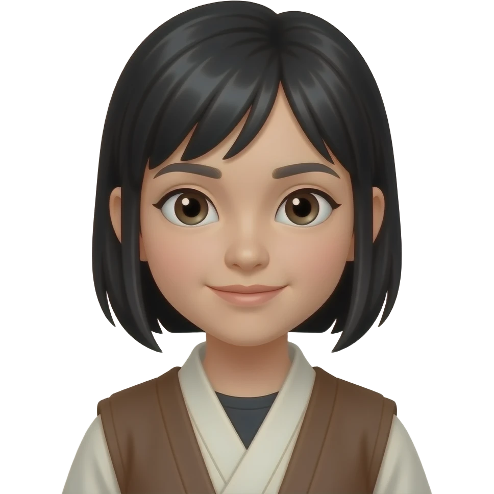 Padawan Chinese girl emoji