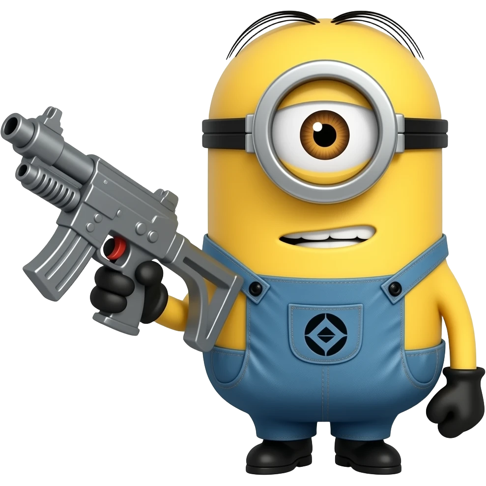 minion machine gun emoji