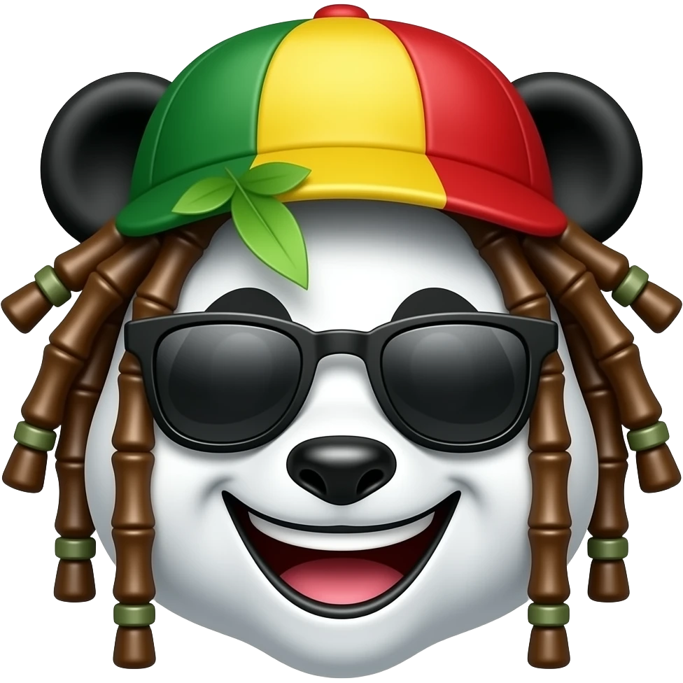 make me a reggae panda emote emoji