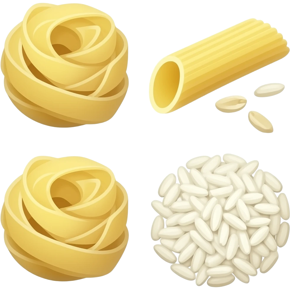 pasta rice grains emoji