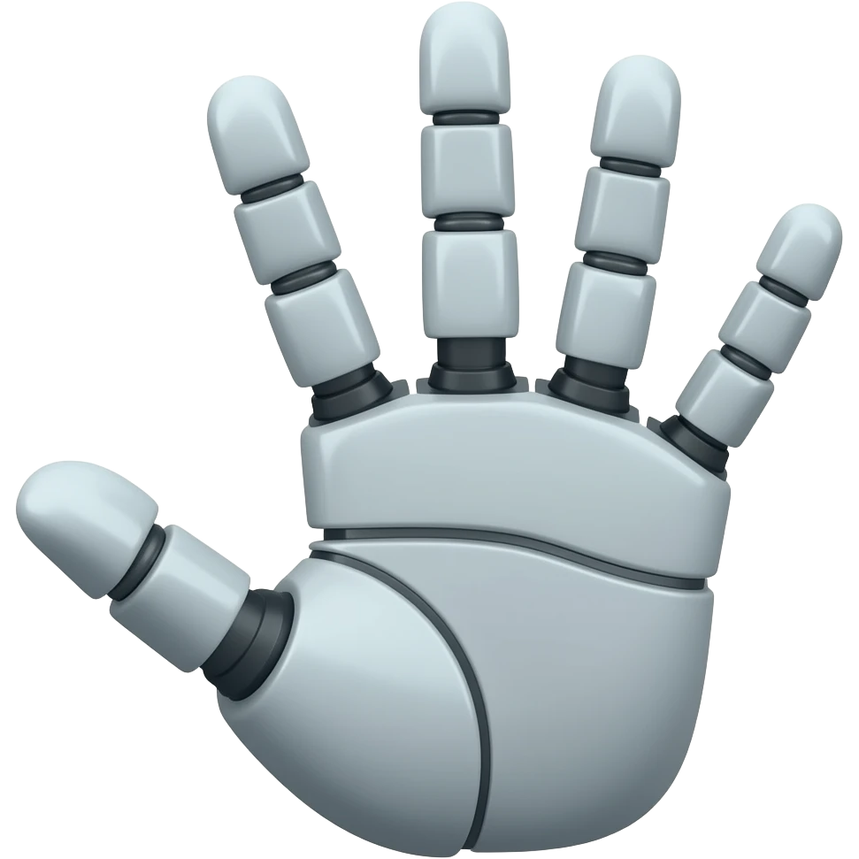 botty with hand print emoji