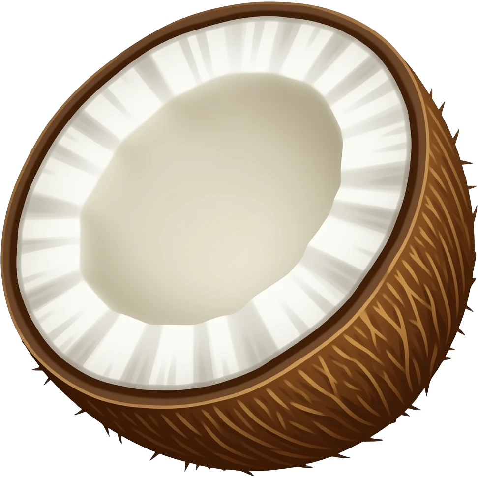 Coconut emoji