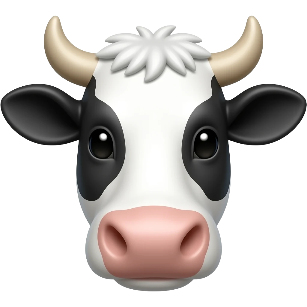 Cow face emoji