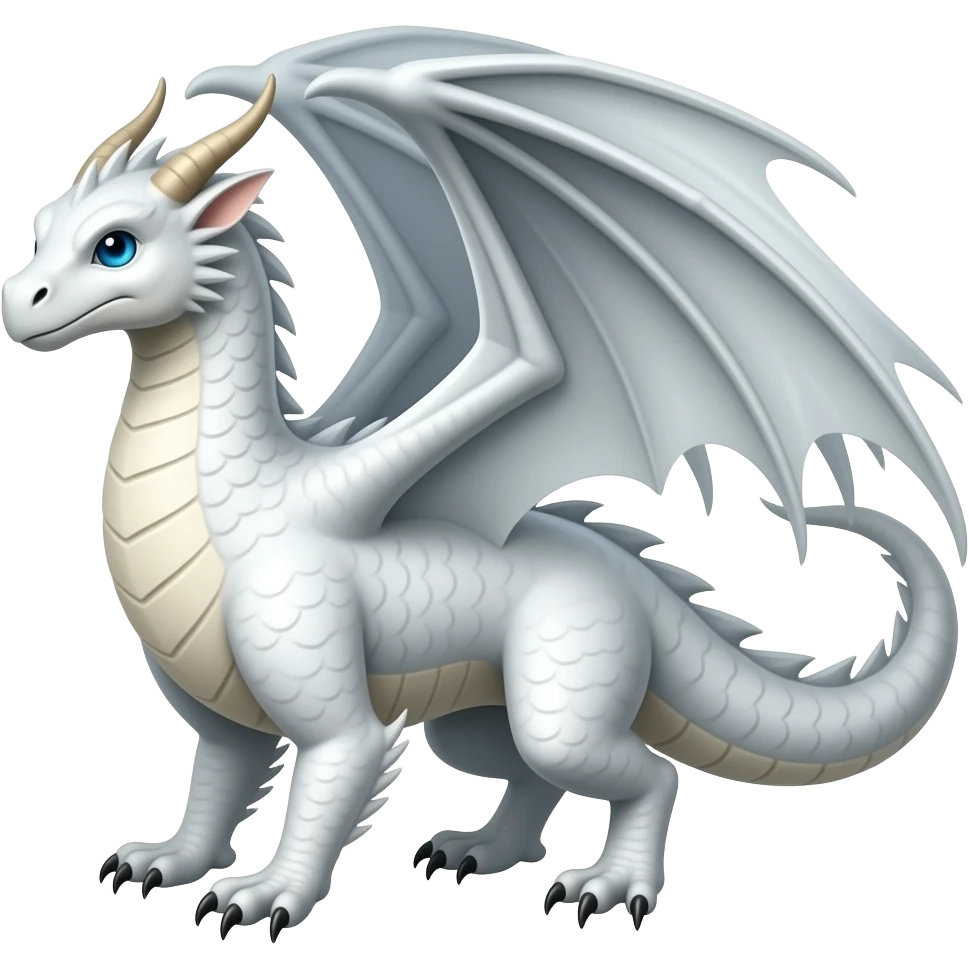 white wyvern emoji