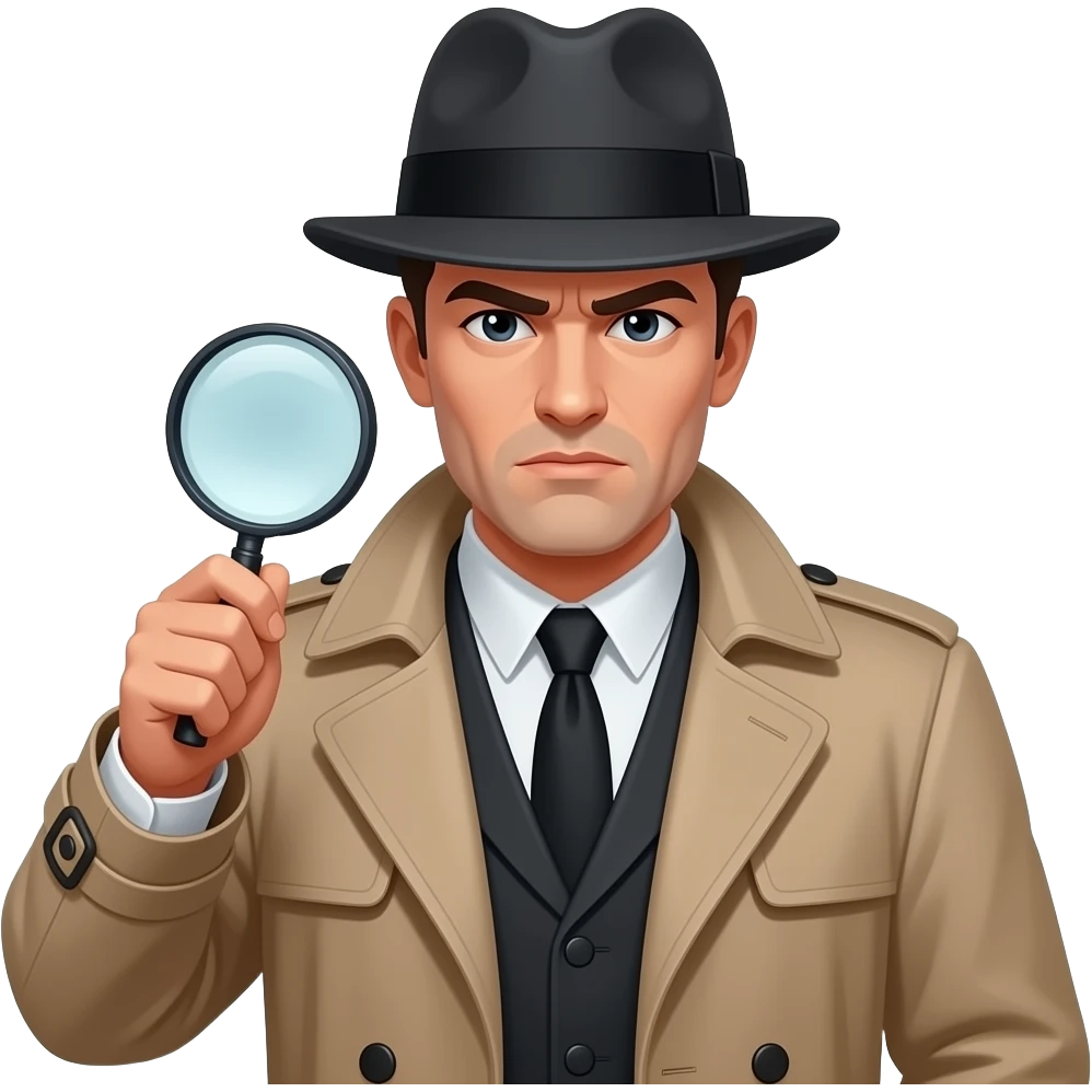 male detective emoji