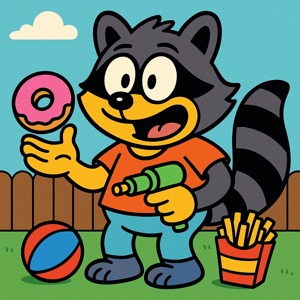 Raccoon emoji