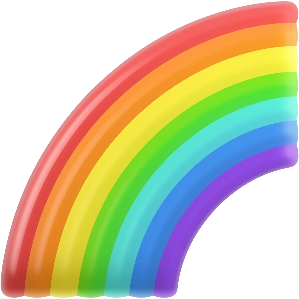 Rainbow emoji