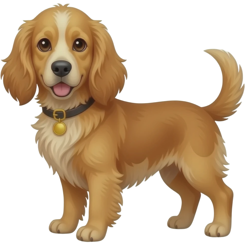 Golden cocker spanielx sausage dogx golden retriever (it’s a mixed breed) emoji