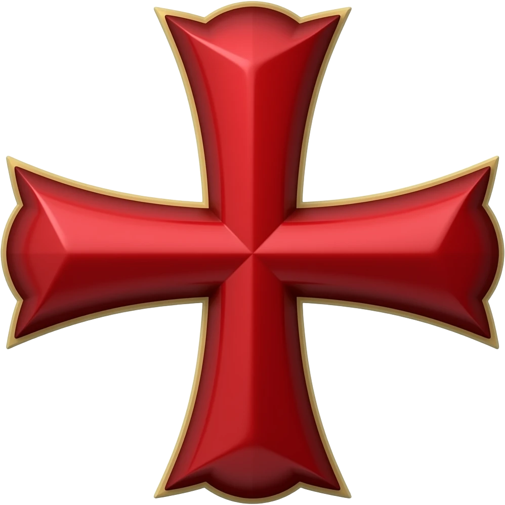 la cruz espada roja de Santiago de Compostela emoji