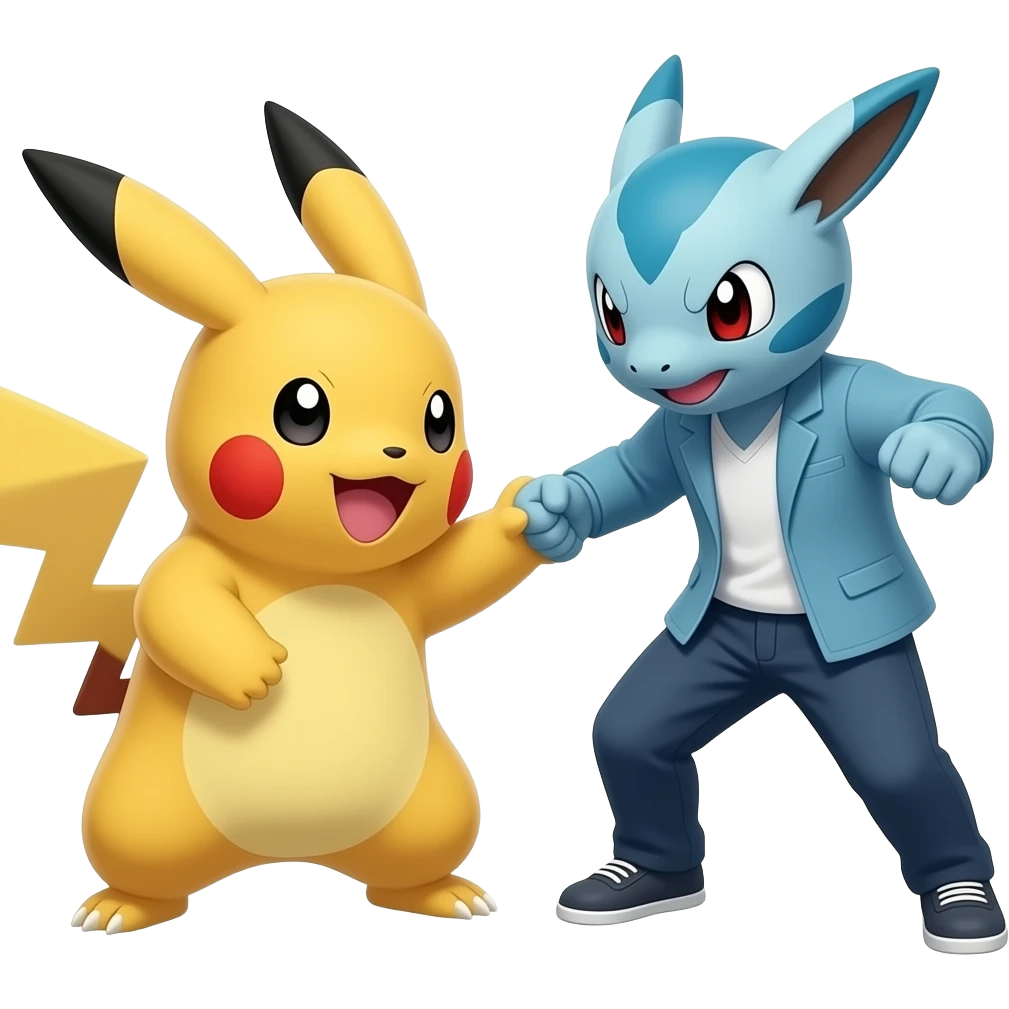 Pokémon fighting emoji