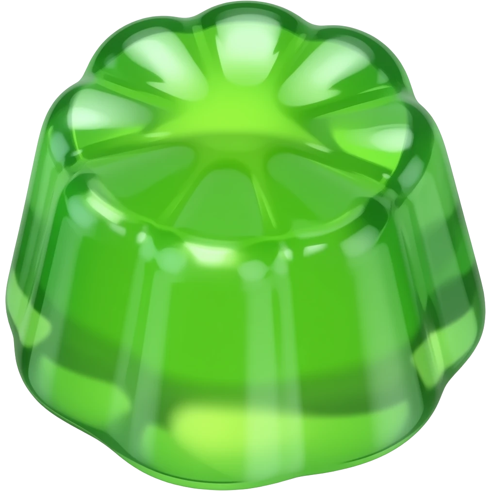 I need green JellO bunt emoji