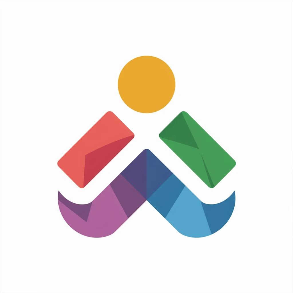 make a colorful logo of "Ideogram V2a" emoji