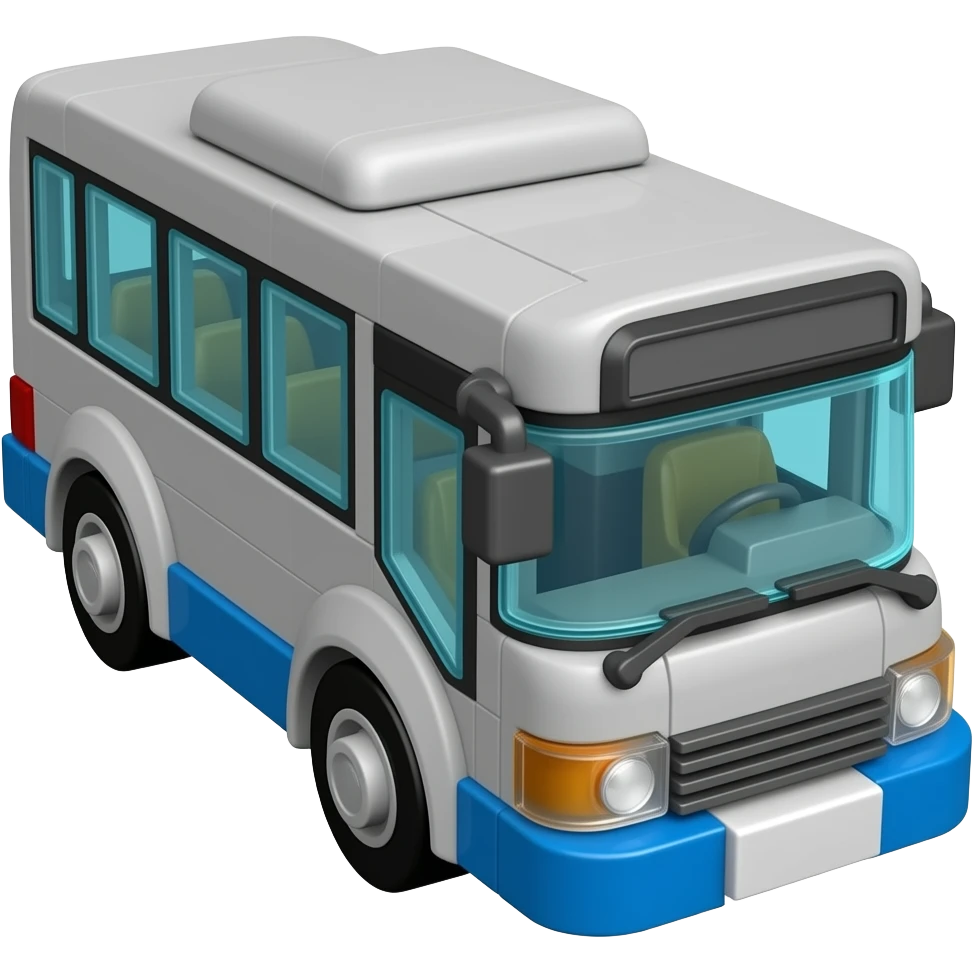 Lego bus emoji