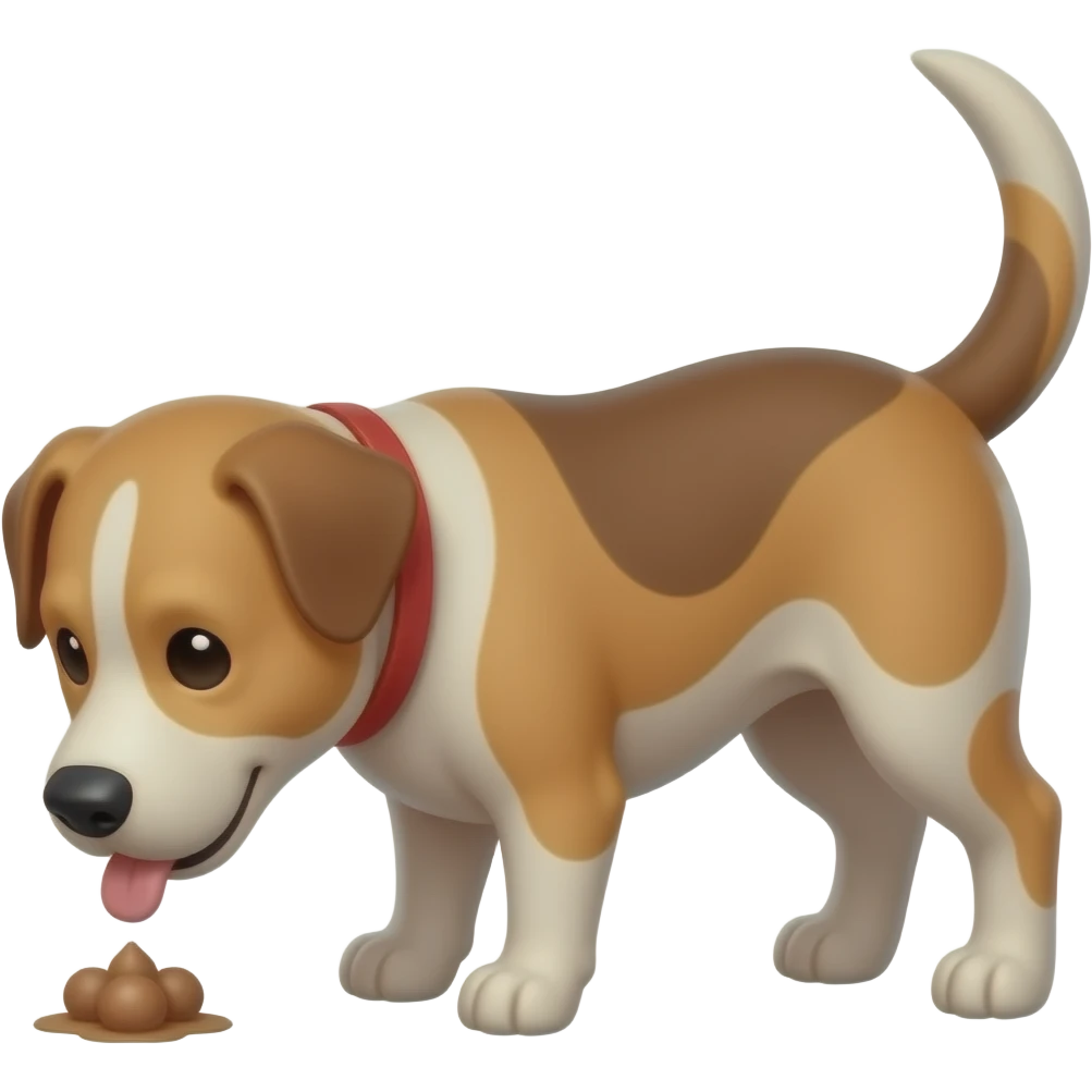 dog pee-ing emoji