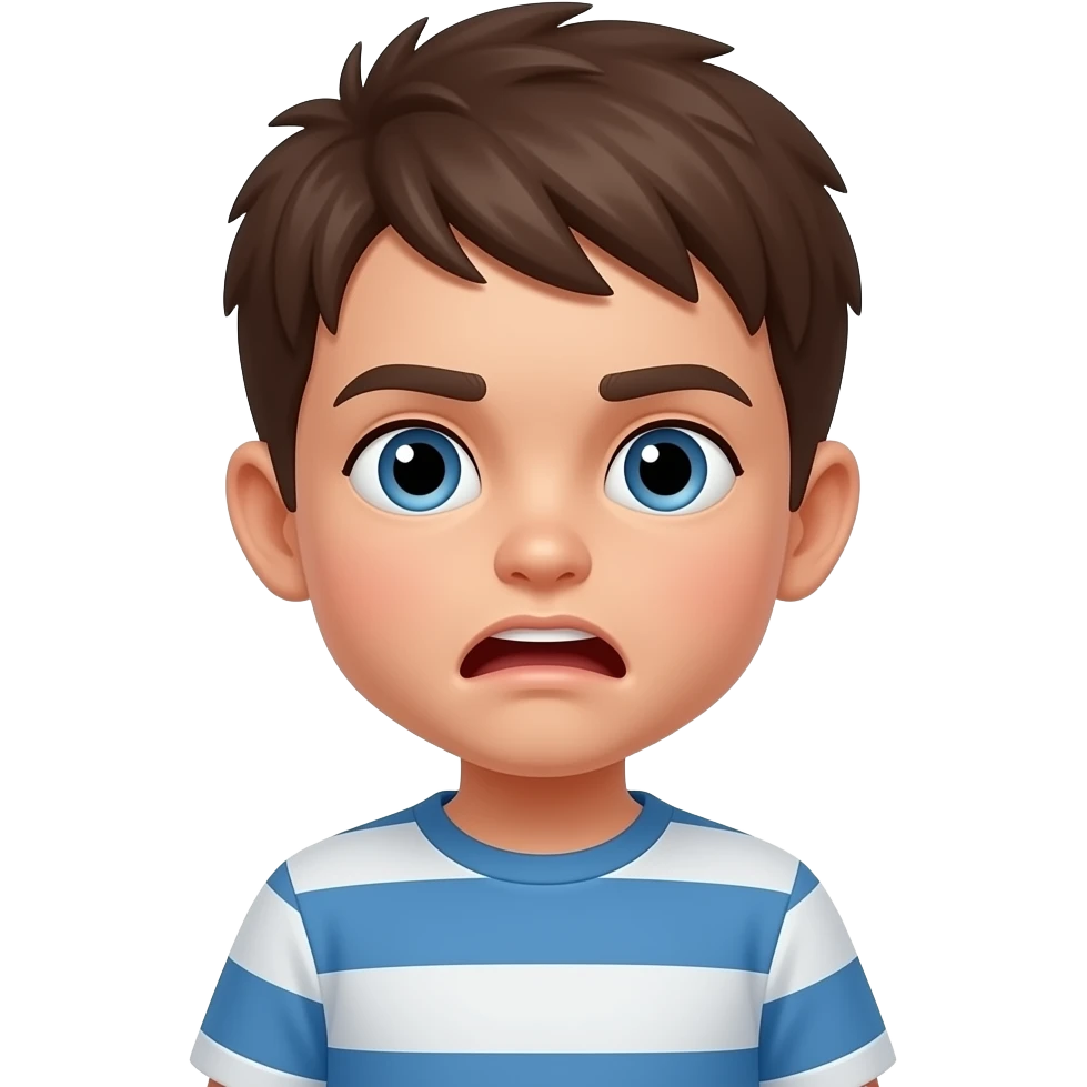 child bad language emoji