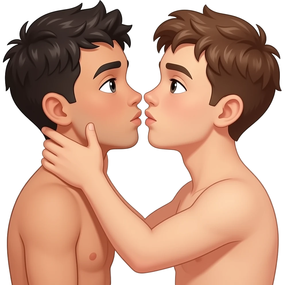 naked boys making sex emoji
