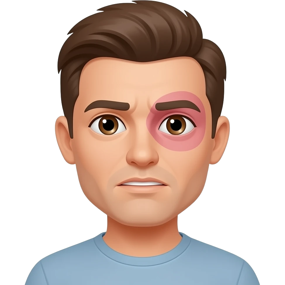 Horner sendromlu kişi emojisi emoji