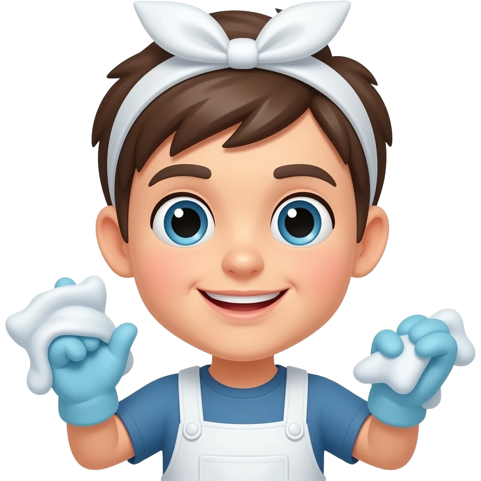 the headband of the room cleaner emoji