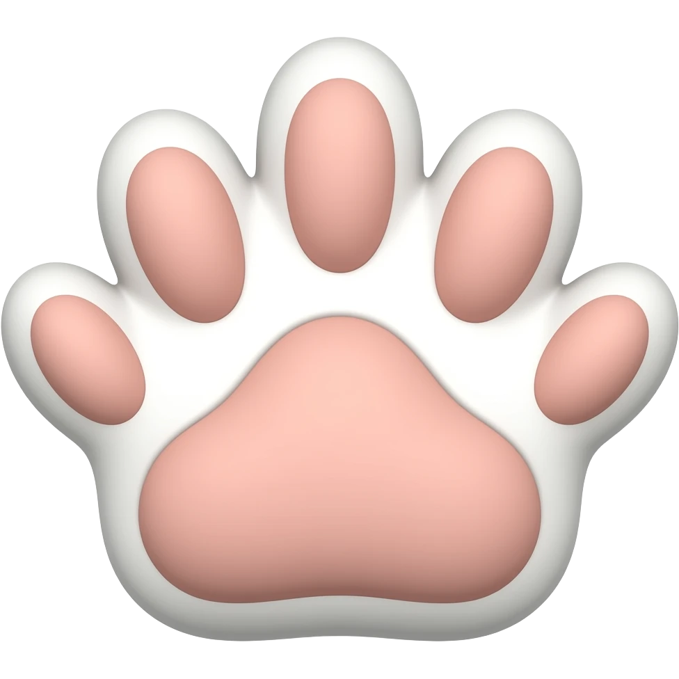 single paw emoji