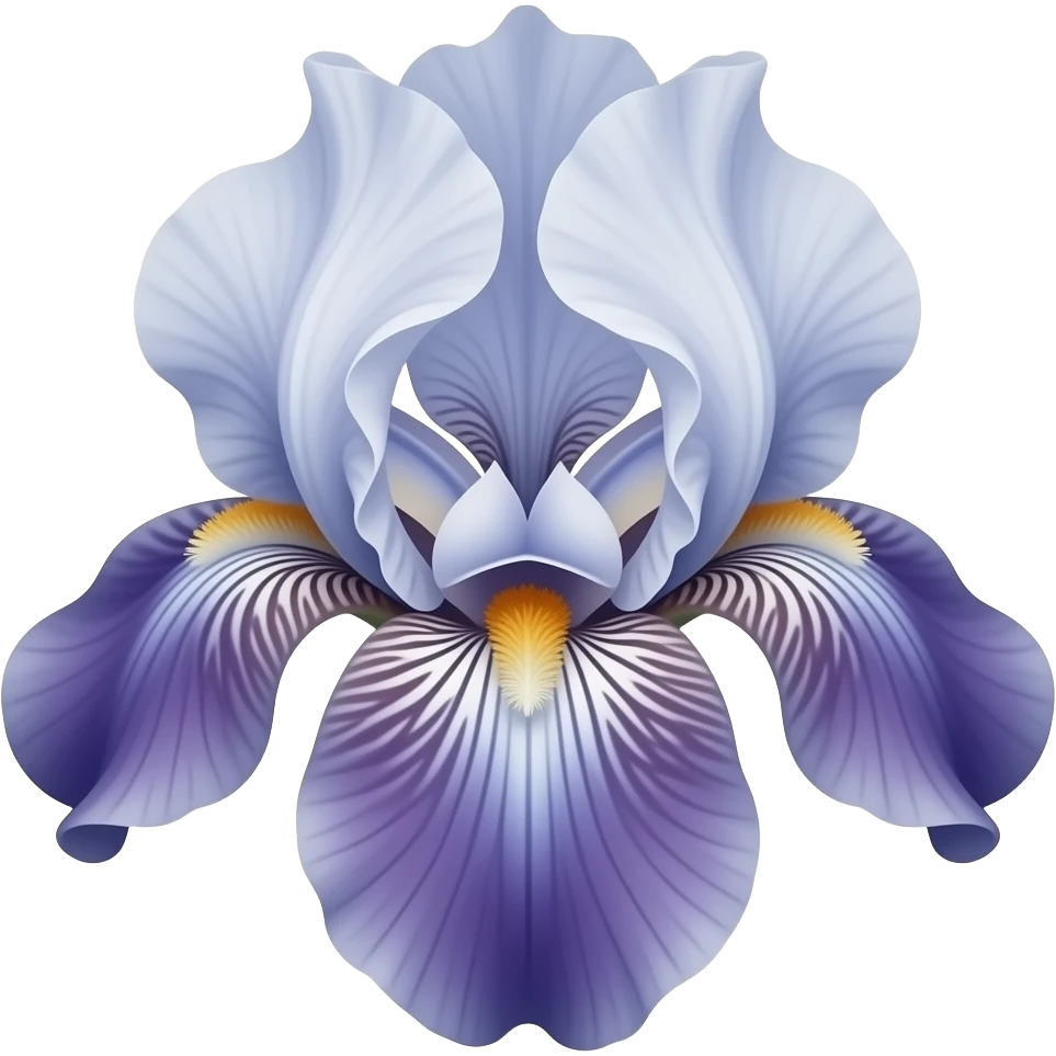 Iris flower emoji