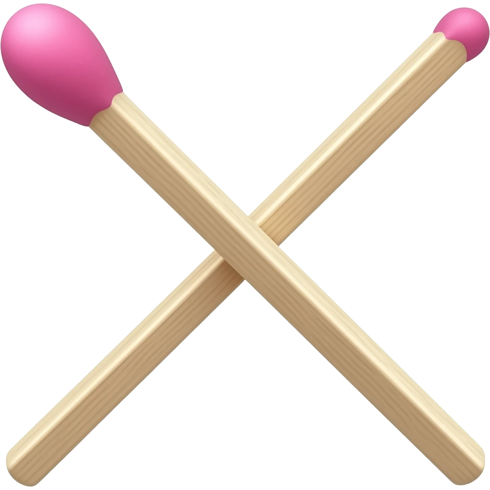 skinny pink match emoji