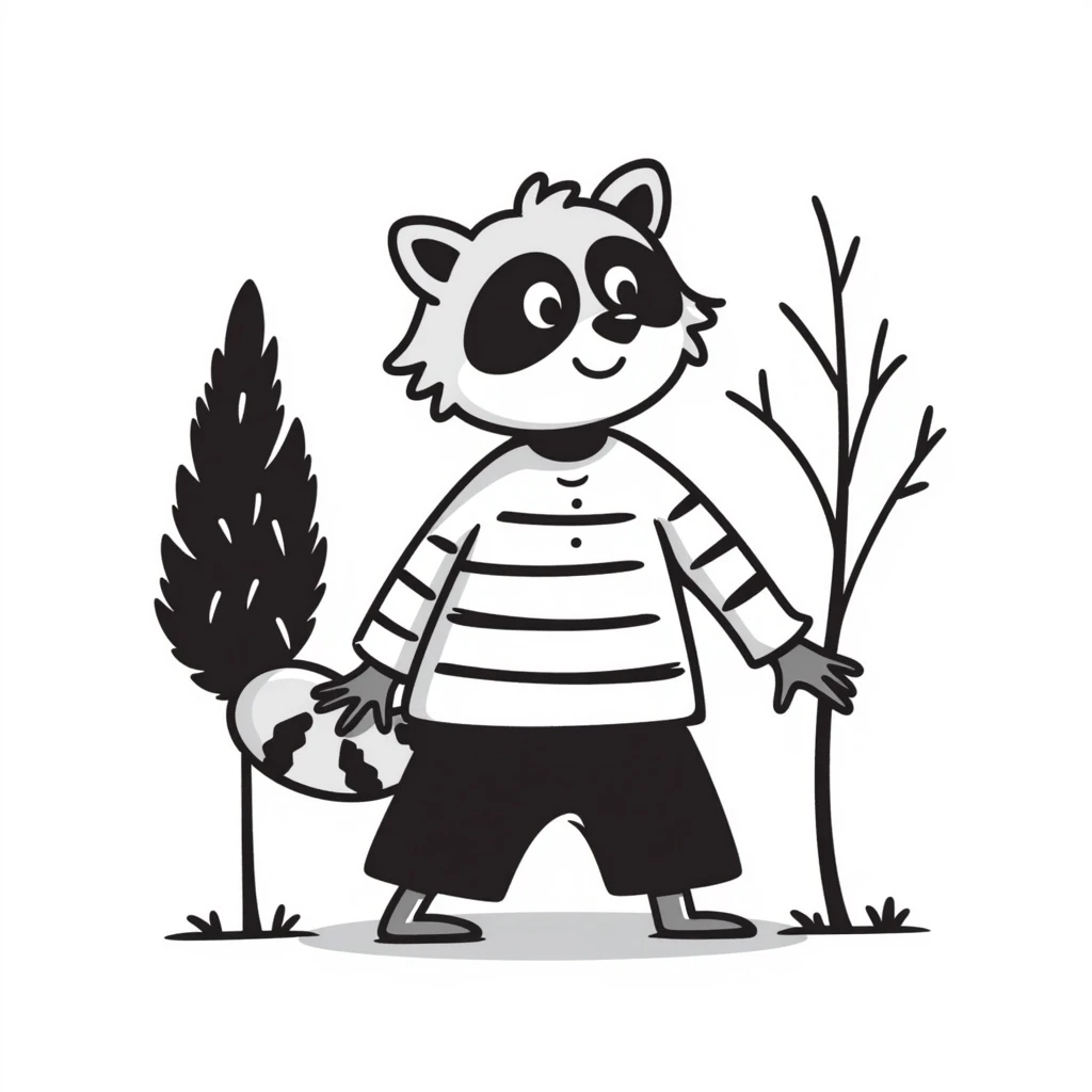 Raccoon emoji