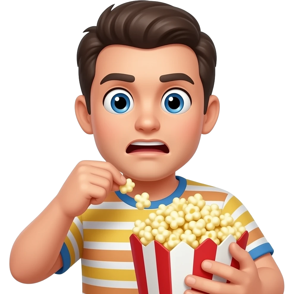mind blown popcorn emoji