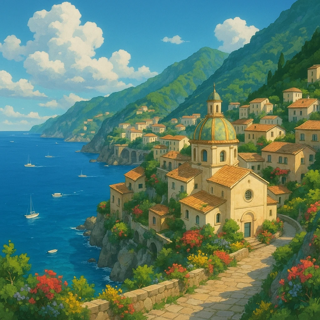 amalfi coast, italy emoji