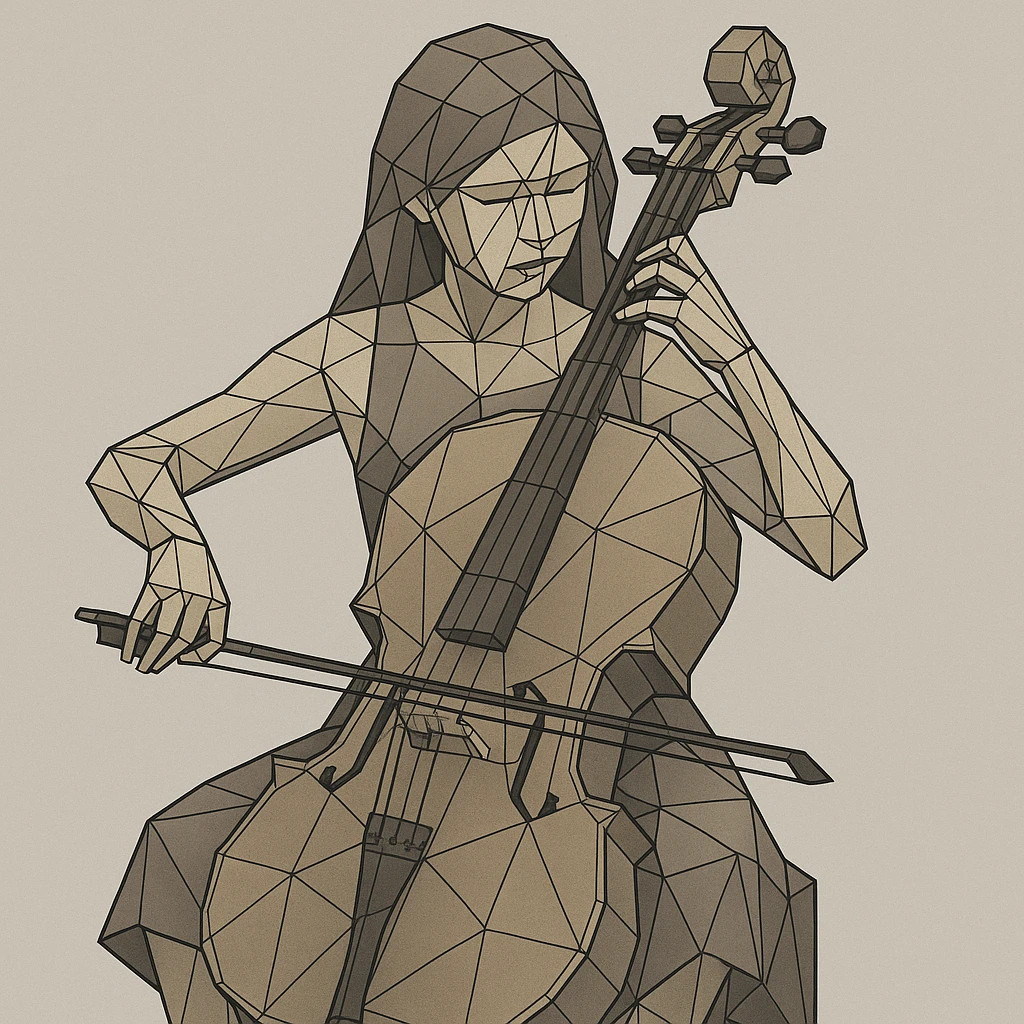 girl playing cello emoji