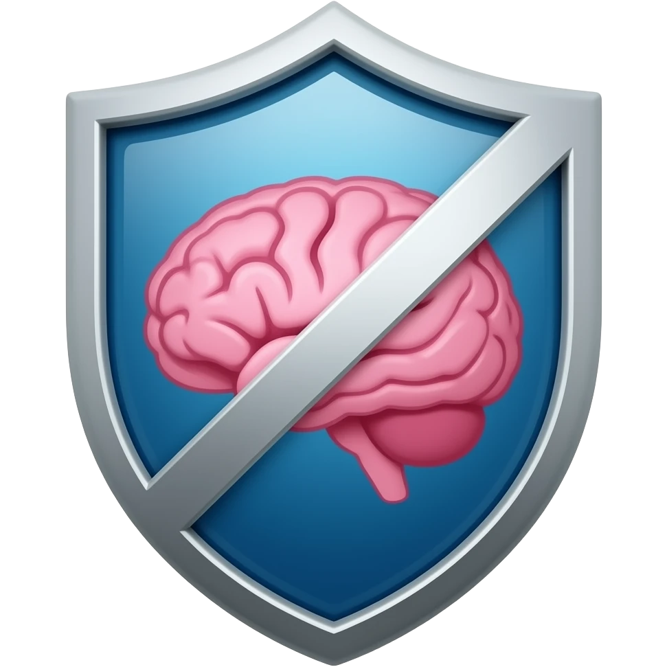 (dont include people)completely eliminating AI interference. icon emoji