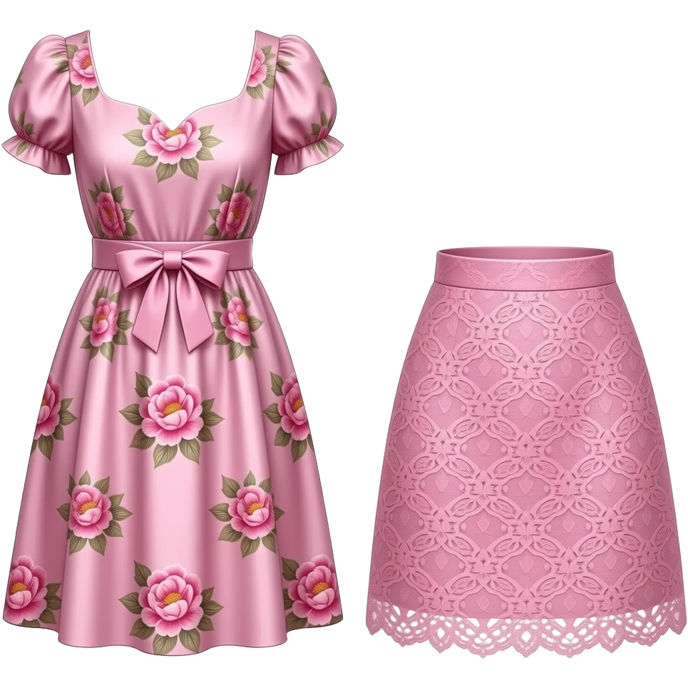 Roupas feminina rosa emoji