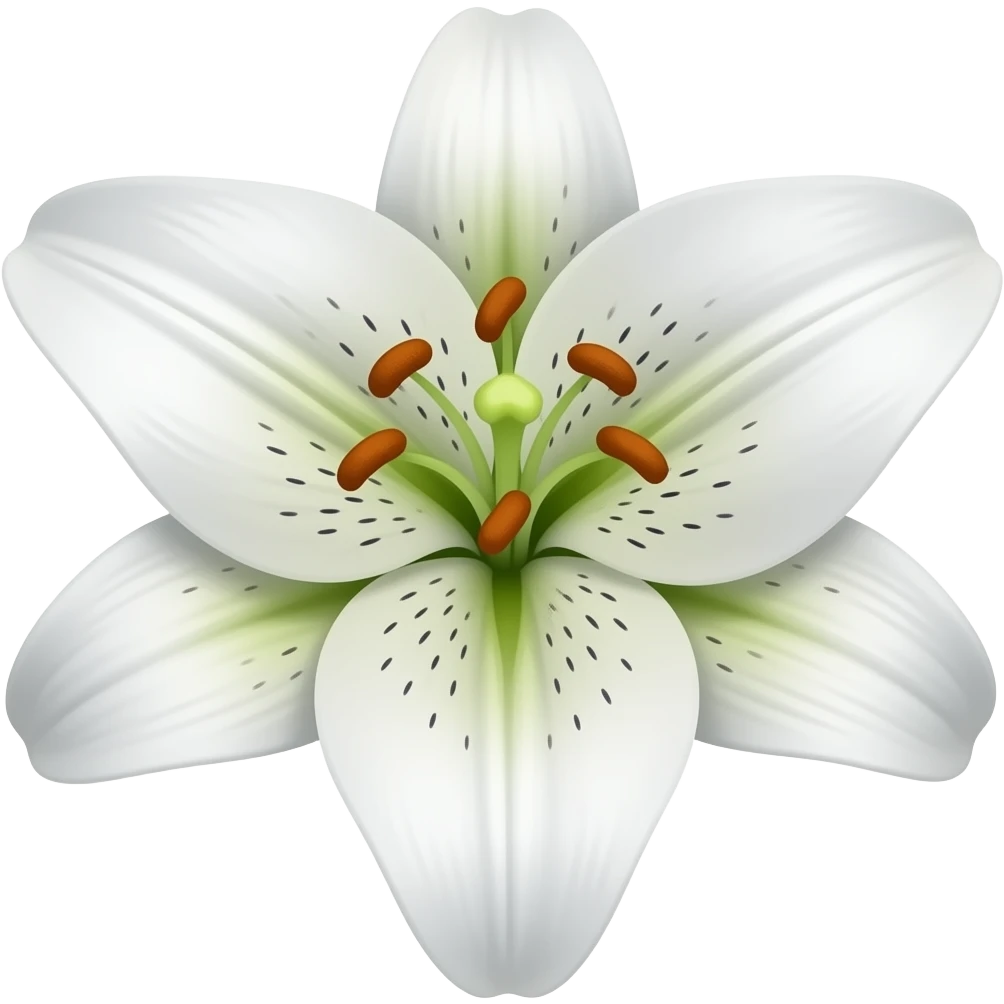 White lily emoji