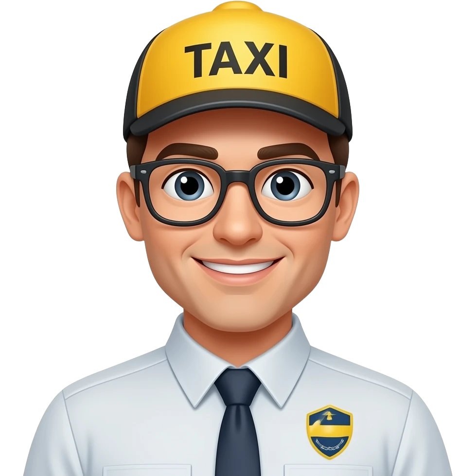 taxi driver emoji