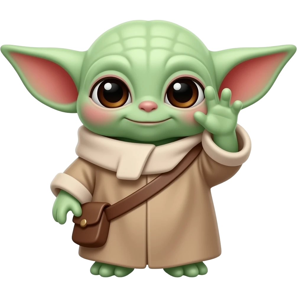 grogu hand on his forehead emoji