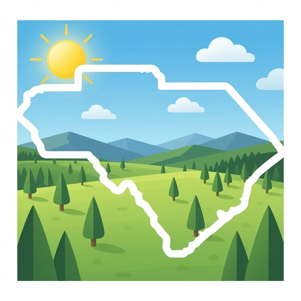 shape of South Carolina emoji